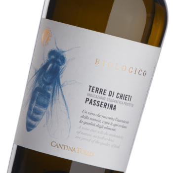 Økologisk hvidvin fra Abruzzo-regionen i Italien